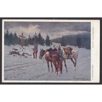 Ausztria,Búcsú a halott bajtárstól 1917