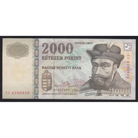 Magyarország,2000 forint 2004 CC UNC