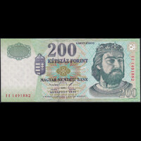 Magyarország 200 Forint 1998 FF UNC