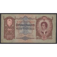 Magyarország,50 pengő 1932 aUNC+