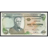 Mozambik,1000 escudos 1972 EF
