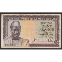 Guinea,100 francs 1960 F