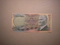 Törökország - 10 Líra 1970 UNC-
