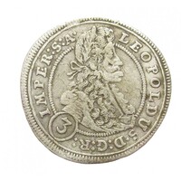 Csehország,I. Lipót 3 krajcár 1702 GE - Prága VF ezüst 1.55g