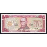 Libéria,5 dollars 2003 UNC