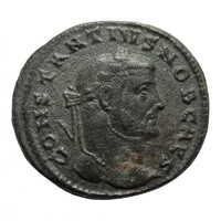 Római Birodalom,I. Constantius follis 306-307 Siscia - GENIO POPVLI ROMANI hátlap EF bronz