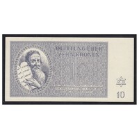 Csehország,10 kronen 1943 - Theresienstadt gettó UNC