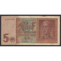Németország,5 reichsmark 1942 F