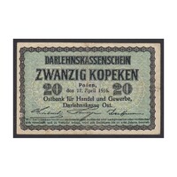 Németország,20 kopeken 1916 - Posen F