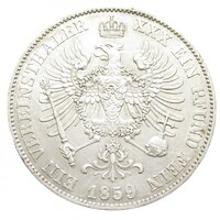 Németország,1 vereinsthaler 1859 - Poroszország EF+ ezüst 18.52g900