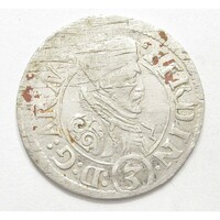 Ausztria,II. Ferdinánd főherceg 3 krajcár 1577-1595 - Tiroli Hercegség EF ezüst 2.190g