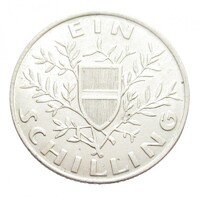 Ausztria,1 schilling 1924 aUNC+ ezüst 7g800