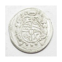 Csehország,Christian Ulrich 1 gröschl 1680 - Württemberg-Oels - Szilézia EF ezüst 0.76g