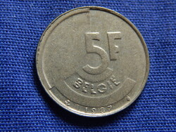 Belgium 5 Francs 1987 (België)
