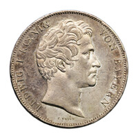 Bajorország I. Lajos Dupla Tallér 1842 Walhalla