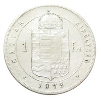 Magyarország,1 forint 1873 VF+ ezüst 12.34g900