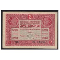 Magyarország,2 kronen/korona 1917 F