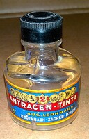 1930'S antik ant AUG. LEONHARDI töltőtinta - üvege HIHETETLEN SZÉP HIBÁTLAN DARAB