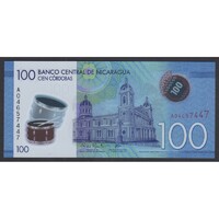 Nicaragua,100 cordobas 2015 UNC