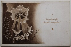 Képeslap, Húsvéti köszöntő 1948 (AD)