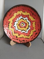 Retró Reguly kerámia fali tál - 27 cm hibátlan, gyűjtői darab