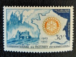 Fr1035 / Franciaország 1955 A Rotary évfordulója  bélyeg postatiszta