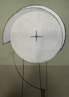 ORIGINAL KONOK TAMÁS TABLE PAINTING 1974