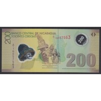 Nicaragua,200 cordobas 2012 UNC