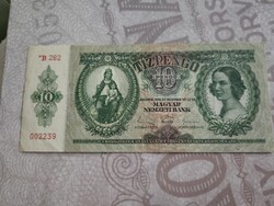 1936-os 10 Pengő CSILLAGOS EF