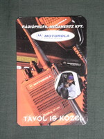 Kártyanaptár,Motorola CB rádió,Megahertz szerviz,Pécs,1998   (7)