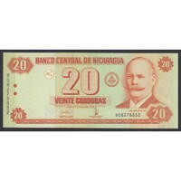 Nicaragua,20 cordobas 2006 UNC