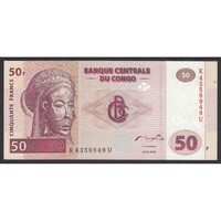 Kongó,50 francs 2000 UNC