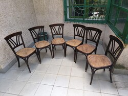 6 db Thonet szék garnitúra