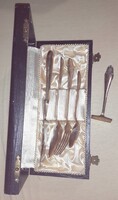 Antique Alexander Sturm (Vienna) 800 Silver Cutlery Set in Box + Baby Spatula