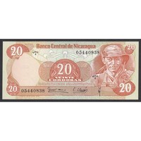 Nicaragua,20 cordobas 1979 UNC