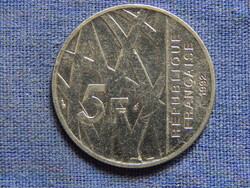 Franciaország 5 Francs 1992 100. Évforduló - Pierre Mendes-France halála