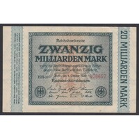 Németország,20.000.000.000 mark 1923 VF+