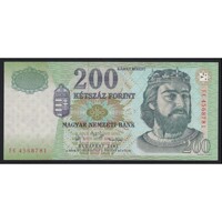 Magyarország,200 forint 2007 FC UNC