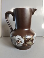 Retró Városlődi majolika kancsó - hibátlan, jelzett darab ( 22 cm )