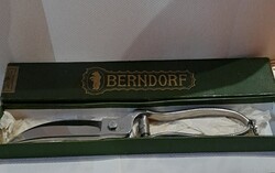 Rare antique Berndorf poultry scissors in original labeled box (Arthur Krupp, approx. 1900)