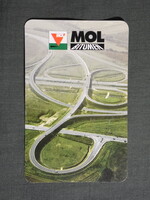 Kártyanaptár,MOL,Magyar olaj és gázipari Rt.,bitumen,1999   (7)