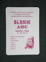 Kártyanaptár,Kiss ABC üzlet,Barcs piac,1999   (7)