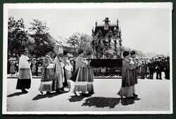 Budapest - XXXIV. Nemzetközi Euch. Kongresszus 1938 - körmenet / Szent István fejereklyéje