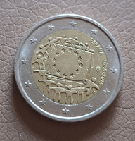 Spanyolország 2 euró, 2015 - Az Európai Unió zászlaja - Emlékérme