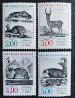 Fr2676-9 / Franciaország 1988 Állatok bélyegsor postatiszta