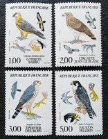 Fr2463-6 / Franciaország 1984  Ragadozó madarak bélyegsor postatiszta