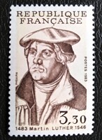 Fr2382 / Franciaország 1983 Luther Márton bélyeg postatiszta