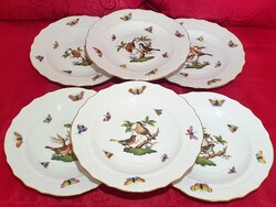 Herendi Rothschild süteményes tányér 19cm / 6db