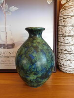 Mid century Tófej váza 25 cm - ritka szín és forma