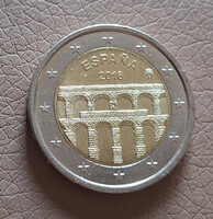 Spanyolország 2 euró, 2016 - A Segovia-i akvadukt - Emlékérme